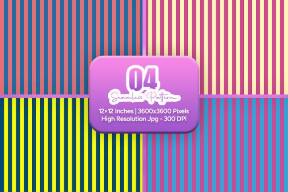 Bright Retro Stripe Seamless Pattern