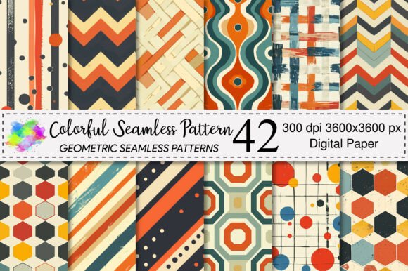 Colorful Seamless Pattern Bundle
