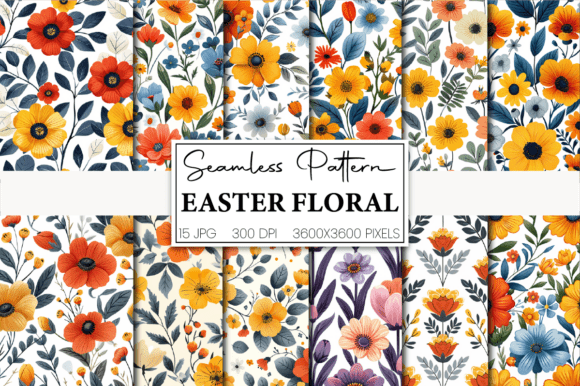 Easter Floral Digital Paper: A Strategic Design Tool for Spring Creativity