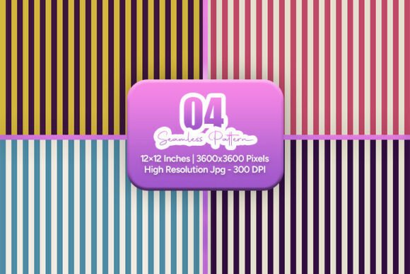 Elegant Stripe Seamless Pattern Set