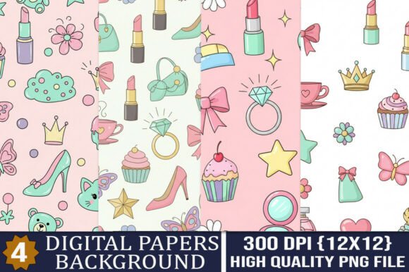 Fashion Beauty Seamless Digital Paper: A Versatile Tool for Creative Projects
