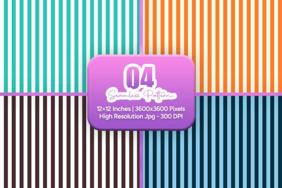 Fresh Color Stripe Seamless Pattern: A Dynamic Tool for Creative Workflows