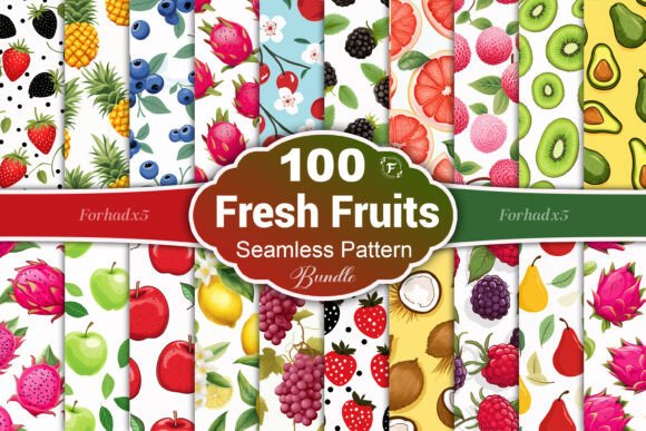 Fruits Seamless Pattern: A Vibrant Addition to Your Creative Projects