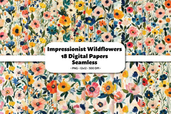 Impressionist Wildflowers Vol.1