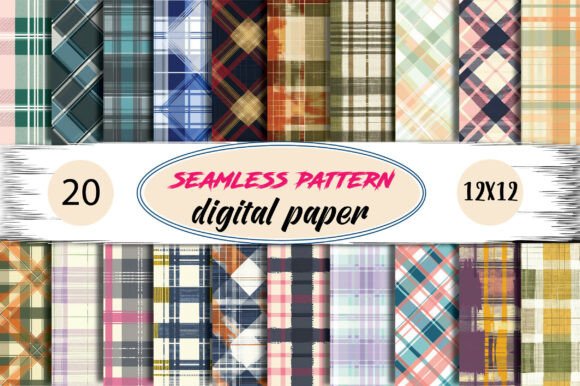 Plaid Seamless Digital Paper: A Versatile Tool for Creative Projects