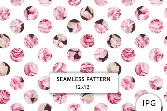 Polka Dot Roses Seamless Pattern: A Versatile Design for Creative Professionals