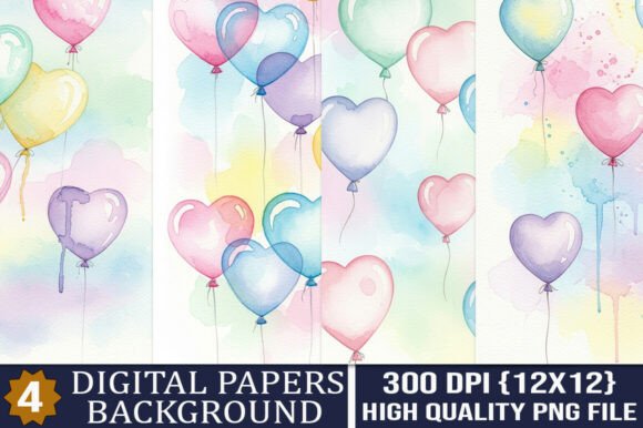 Romantic Heart Seamless Background Set: A Versatile Tool for Creative Workflows