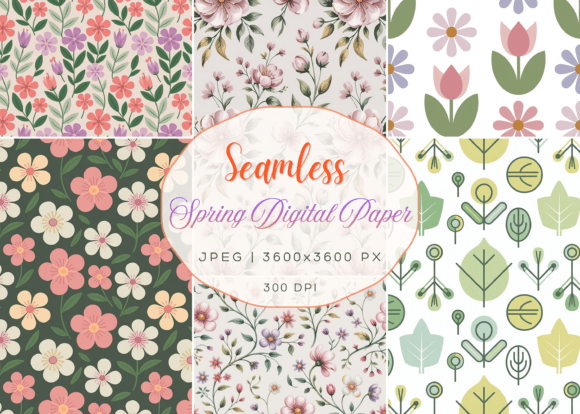 Spring Seamless Digital Paper
