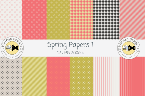 Spring Seamless Pattern Paper 1: A Versatile Digital Asset for Creative Projects